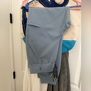 Dusty blue. Clara joggers. Small petite. Figs